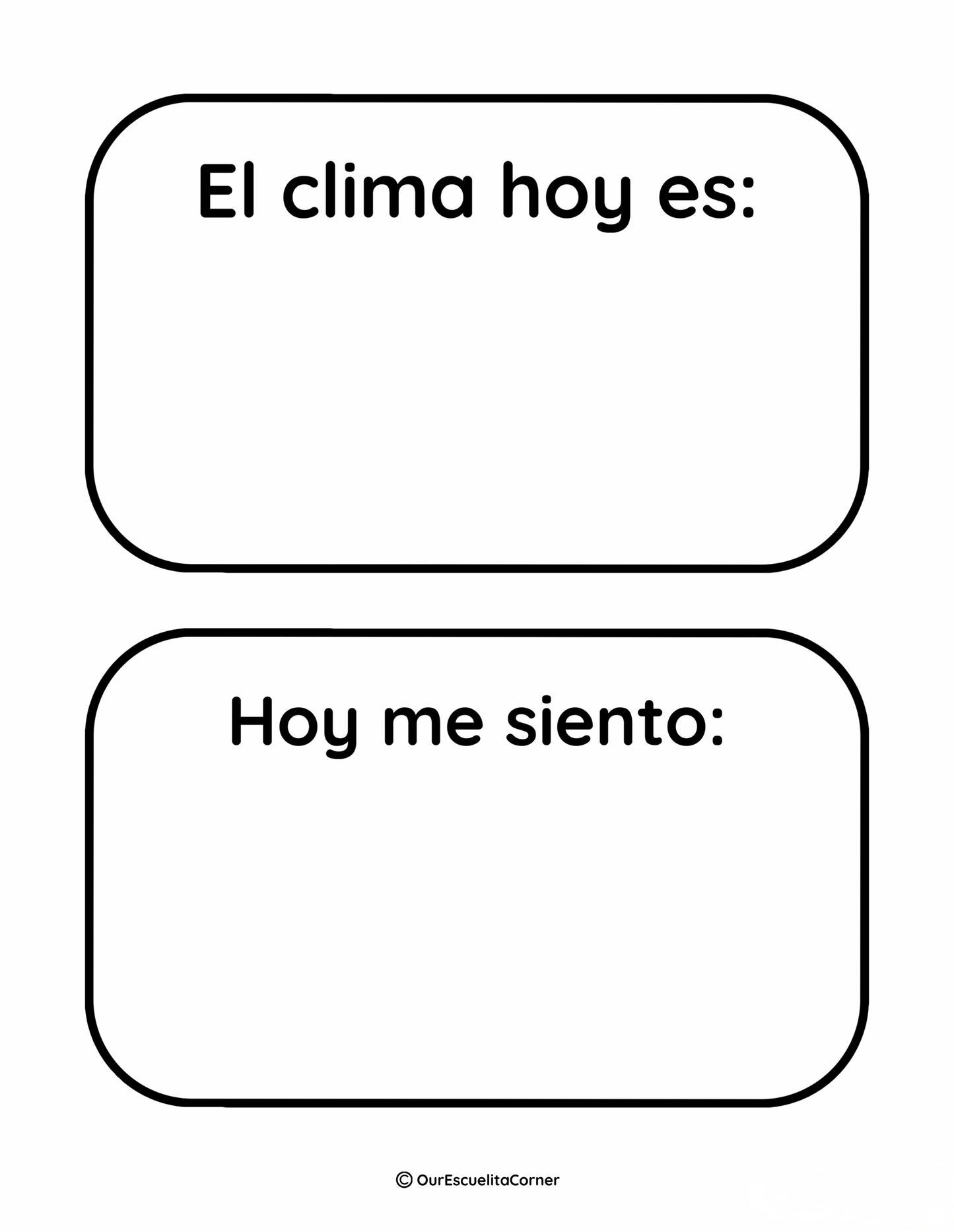 Circle Time Board - Bundle Español