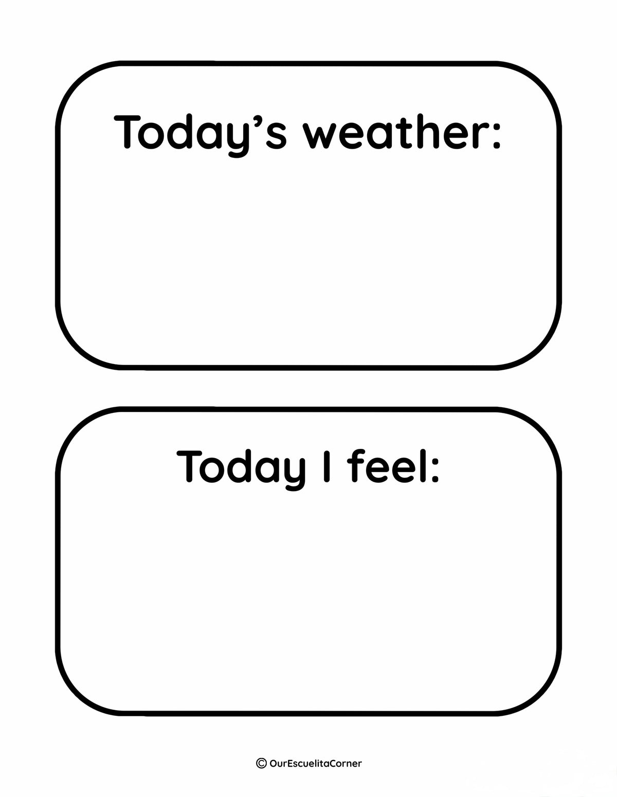 Circle Time Board - English Bundle